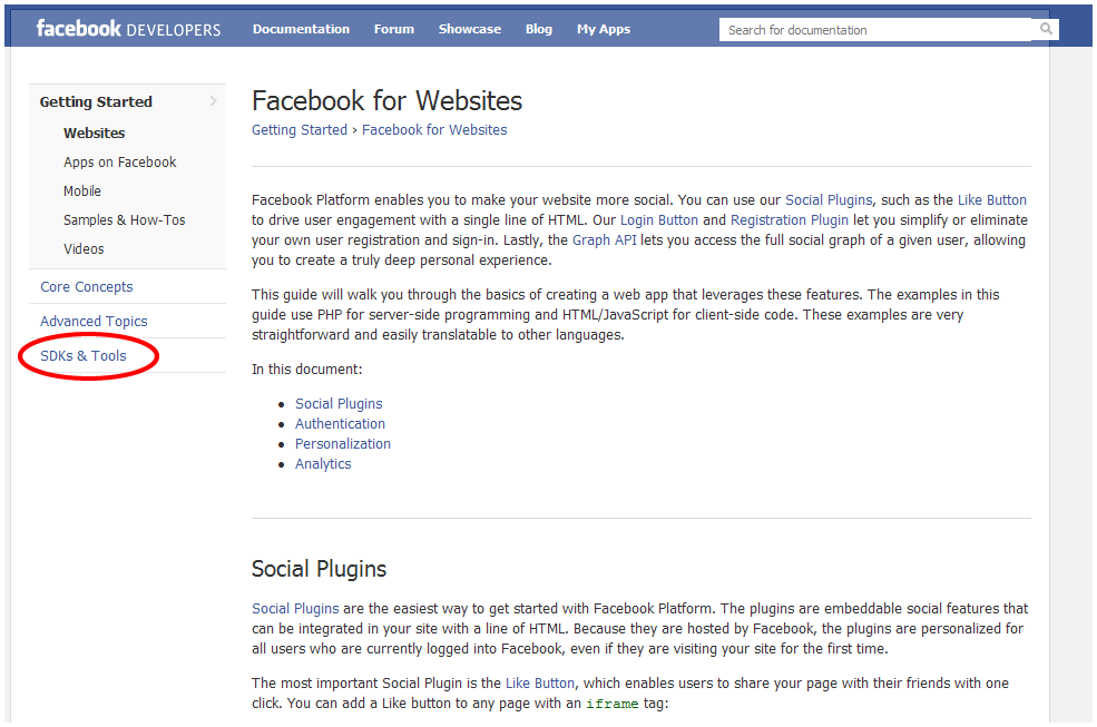 Facebook Developers Screen 2